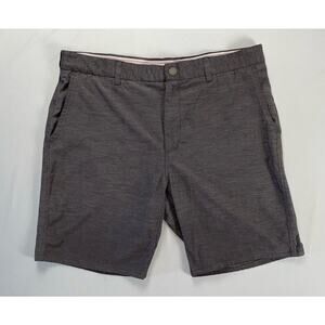 Johnnie-O Prep-Formance Calcutta Flex Waist Hybrid Shorts. Gray, Men's 35. GUC!